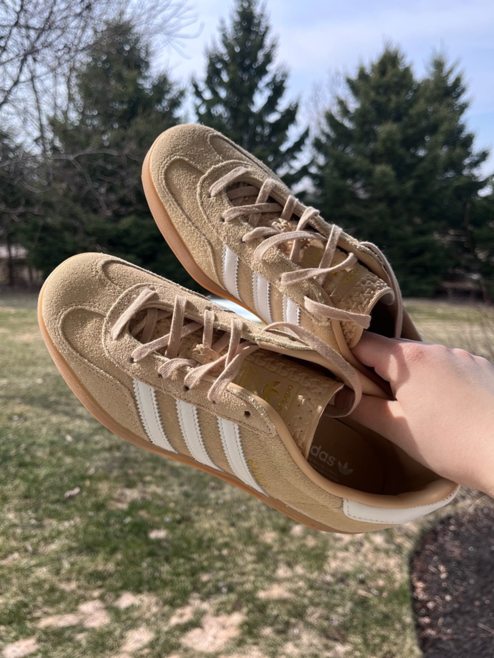 Adidas gazelle indoor athletic shoes magic beige sneakers - Picture 7 of 10